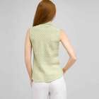 Ruffle Front Sleeveless Blouse., , small