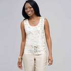Sleeveless Sequined Top., , small